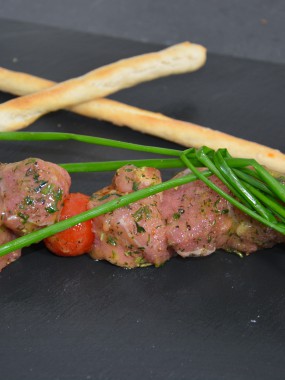 Brochette agneau mariné herbes de provence